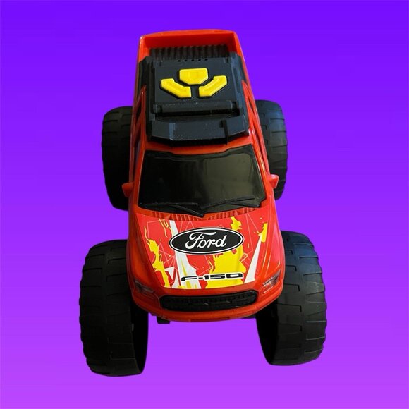 Dickie Toys Red Ford Raptor Wheelie Raiders Motorized Truck Germany Tested - Picture 1 of 4